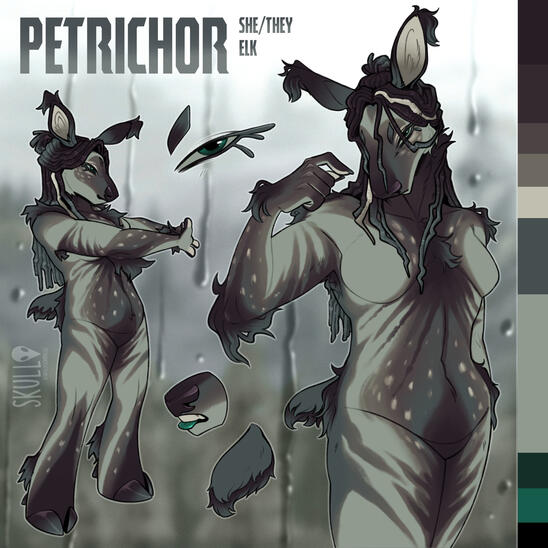 Starting Price Ref - fullbody + chibi, flat halfbody, & muzzle shot